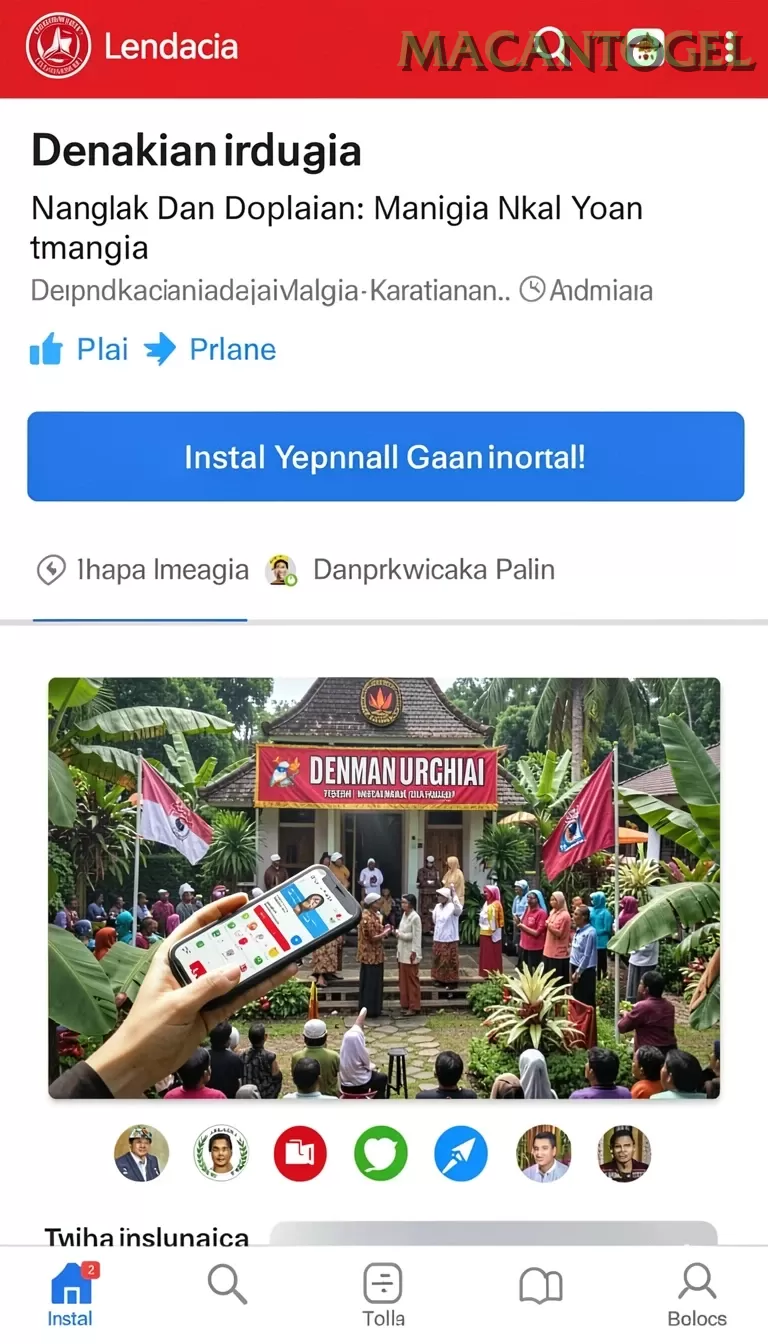 Cuplikan layar LVTOGEL — menu navigasi