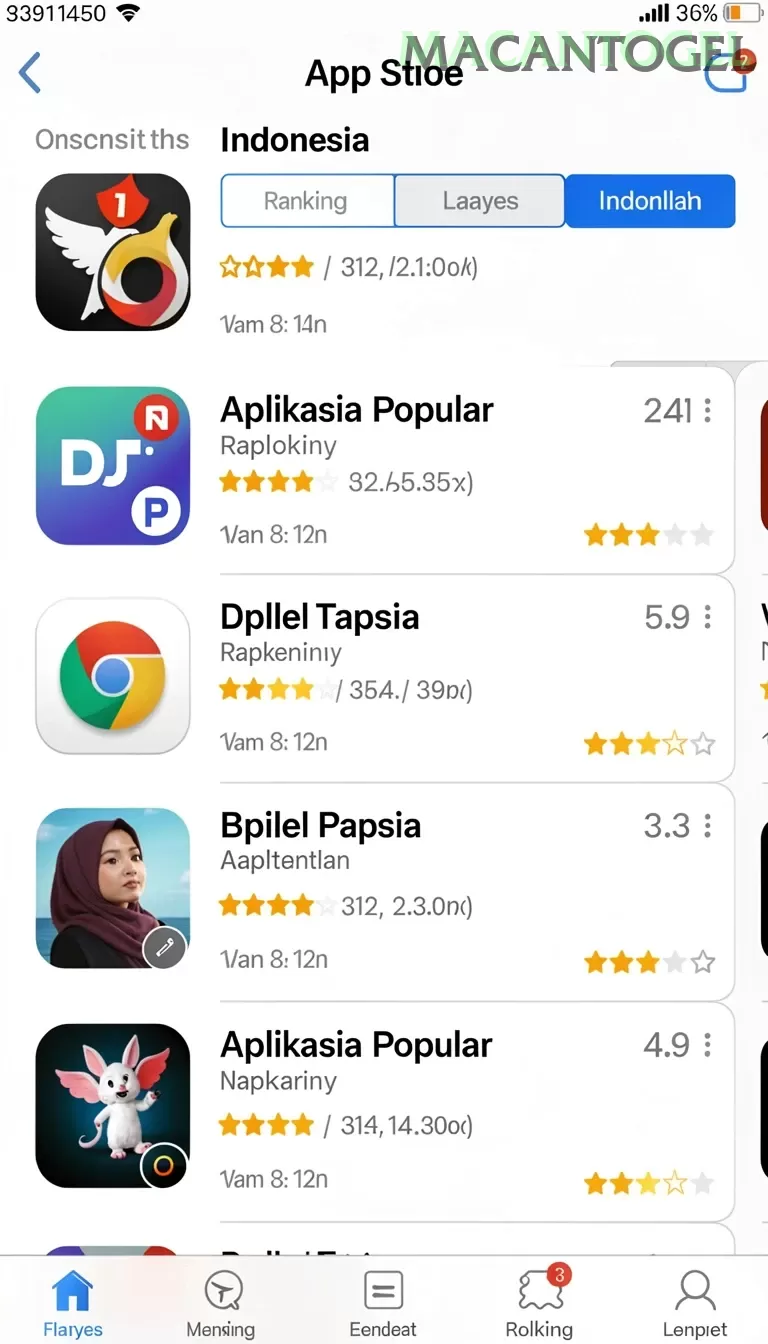 Cuplikan layar MEGA388 — aktivitas